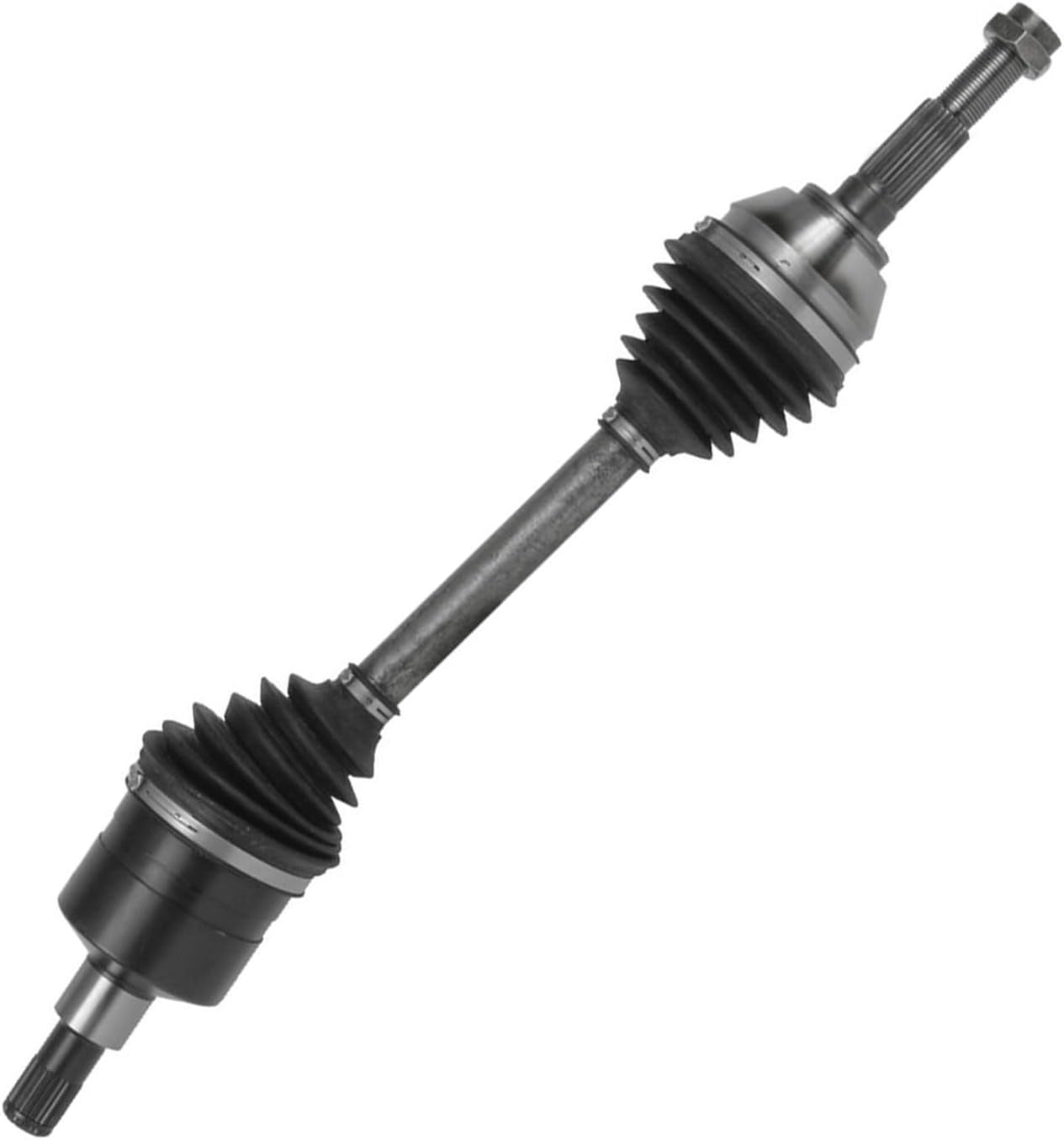 Detroit Axle - Front CV Axles for 2002-2009 Chevy Trailblazer EXT Buick Rainier GMC Envoy XL XUV Olds Bravada Isuzu Ascender Saab 9-7x, 2003 2004 2005 2006 2007 2008 CV Axle Shaft Replacement