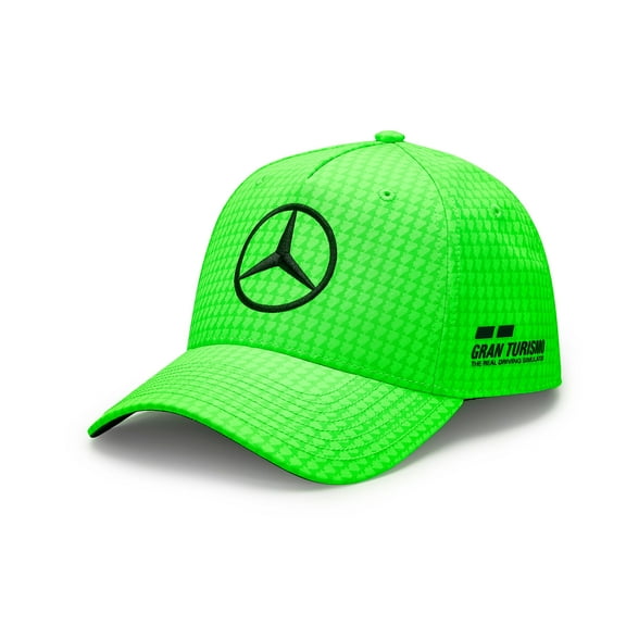 Mercedes AMG Petronas F1 Special Edition Kids Lewis Hamilton Silverstone GP Hat- Youth Green