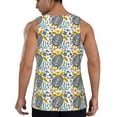 thumbnail image 3 of Fotbe Sea Turtle Pattern Men's Quick Dry Workout Tank Top Gym Muscle Tee Fitness Bodybuilding Sleeveless T Shirt Breathable Workout Shirt-Medium, 3 of 9
