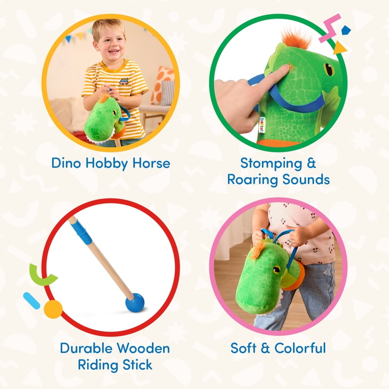 Battat Dino Pal Hobby Horse with Realistic Sounds photo 3