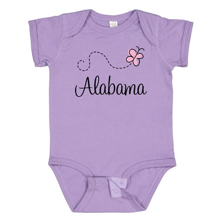 

Inktastic Butterfly Alabama Gift Baby Boy or Baby Girl Bodysuit