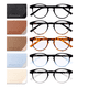 thumbnail image 1 of Paquete De 5 Lentes Graduados 3.5 Dioptrías Para Computadora Y Lectura Con Tecnología Blue Light Xtellar multicolor, 1 of 3