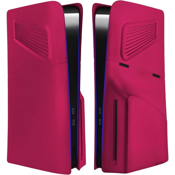 Panel protector para PlayStation 5 Slim Disc Edition, placa frontal con rejillas de ventilación, cubierta protectora antipolvo y antiarañazos para PS5 Slim, carcasa de repuesto de ABS