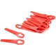 thumbnail image 2 of 20x Cuchillas compatibles con cortacésped Einhell GE-CT 18 Li - Cuchillas de repuesto, rojas, plástico, 2 of 2