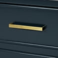 thumbnail image 3 of Ariel Stafford 73 Inch Double Oval Sink Vanity With White Quartz Countertop W/1.5" Edge In Midnight Blue, 3 of 10