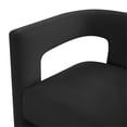 thumbnail image 4 of TOV Furniture Sloane Black Velvet Upholstered Dining Chair, 4 of 7