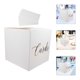 thumbnail image 5 of 1 Juego de caja para tarjetas de boda, caja para tarjetas de felicitación, decoraciones para bodas, decoración rústica para bodas, 5 of 7