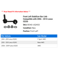 thumbnail image 2 of Front Left Stabilizer Bar Link - Compatible with 2006 - 2015 IS250 2007 2008 2009 2010 2011 2012 2013 2014, 2 of 2