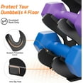 thumbnail image 2 of Dumbbell Rack Stand (Dumbbells Not Included) with Soft Rubber Protection, Ergonomic Handle & Coral-Inspired Style \u2013 Compact Weight Storage Solution, 2 of 8