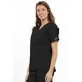 thumbnail image 3 of Cherokee V-Neck Scrub Top for Women with 3 Pockets & Dolman Sleeve - 4700, 3 of 6