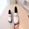 thumbnail image 2 of Toddler Boy’s Girl’s Dress Shoes Comfort Lace-Up Oxford School Uniform Shoes Loafer Flats, 2 of 5