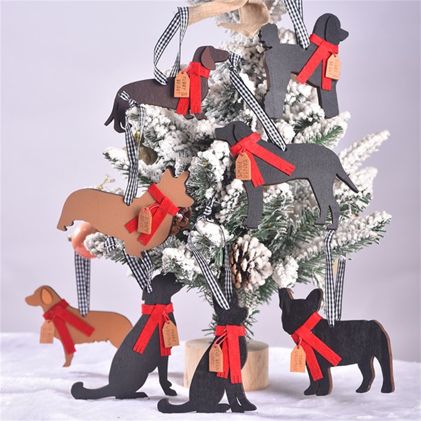 Adorno Navideño de Madera para Árbol de Navidad | Regalo Ideal para Mamá, Papá, Abuelos y Hermanos | Decoración Navideña para El Hogar - 1 Adorno para Árbol de Navidad