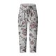 thumbnail image 2 of Pantalones de Verano de Pierna Ancha Moda Suelta Impresa Capris, Pantalones Casuales Cómodos de Piernas Anchas para Uso Al Aire Libre Y en el Hogar, 2 of 5