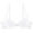 WH1, variant on Women's Transparent Strap Cordless Backless Spongeless Bra with Convertible Straps Red 38