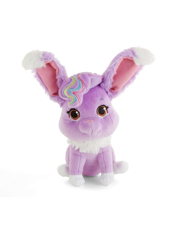 Sunny Day Violet Plush Bunny with Multi-Colored Hair Streaks
