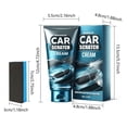 thumbnail image 3 of Pasta Reparadora de Arañazos Coche 120ml | Auto Paint Scratch Remover & Polisher - Restaurador de caucho de vinilo plástico multiusos para ruedas de asientos de tablero | Restaurador de pintura de, 3 of 8
