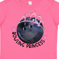 thumbnail image 4 of Inktastic Bowling Princess- Tiara Girls Toddler T-Shirt, 4 of 5