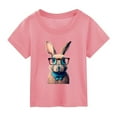 thumbnail image 3 of MQLKF Easter Bunny Shirt Toddler Boys Girls Happy Easter T Shirt Kids Cute Bunny Rabbit Graphic Tops Fashionable Beautiful Comfortable Girls T Shirts, 3 of 3