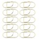 thumbnail image 1 of Golden Pen Clip Holder for Notebook with 10Pcs for Fixing Use, 1 of 5