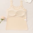 thumbnail image 5 of yillto Womens Camisoles Ribbed Tank Tops Scoop Neck Sleeveless Basic Layering Cami Shirts with Bra, 5 of 7