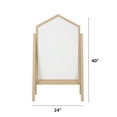 thumbnail image 5 of House of Happy Chalk/ White Board Easel, Natural, 5 of 8