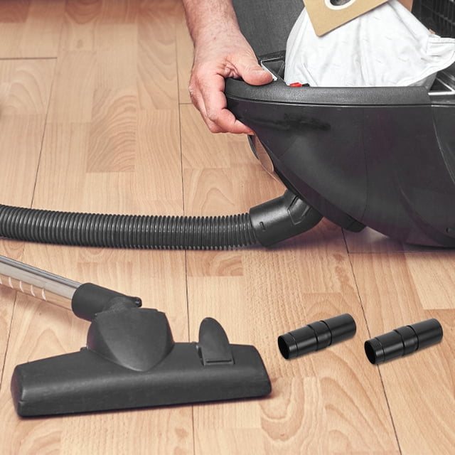 Luxshiny Vacuum Hose Adapter Kit 2Pcs Black Reusable Plastic For Vacuum Cleaner Parts And Household Cleaning