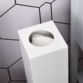 thumbnail image 4 of HomCom 26" Modern Country Vertical Bathroom Storage Cupboard Cabinet - White, 4 of 8