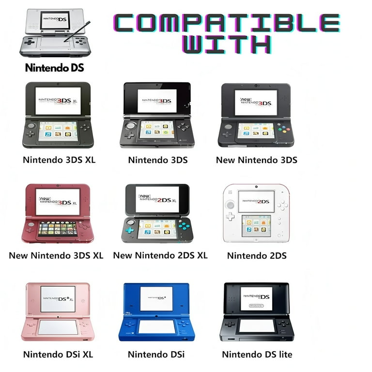 208 in1 Nintendo Ds Games NDS NDSL NDSi 3DS 2DS Multi cartridge