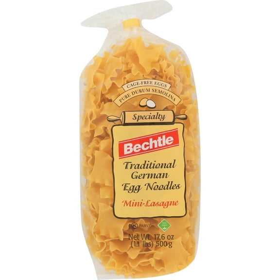 Pack of 12, Bechtle Mini-Lasagne Traditional German Egg Noodles, 17.6 oz