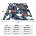 thumbnail image 3 of Pofeuu Halloween Print Ultra-Soft Micro Fleece Blanket,for Bed Or Sofa,All Season Throw Blankets Flannel Blanket-60"x50", 3 of 7