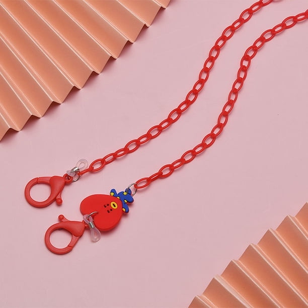 BTS Idol Cartoon Niños Y Adultos Cadena De Máscara Cadena De Gafas Anti-Perdida 50CM BT21 Gao Jiahui unisex