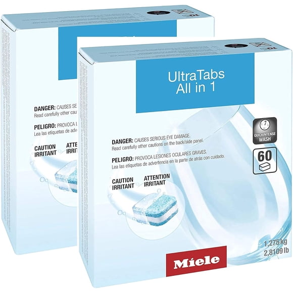 Miele Care Collection Dishwasher Detergent Tabs - 120 Tablets