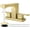 Gold, variant on Bathroom Faucets for Sink 3 Hole, Oil Rubbed  Bathroom Sink Faucet Square 4 Inch Centerset with Pop-Up Drain, 2 Handle and 2  Hoses,  Stainless  for Vanity Rv