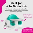 thumbnail image 5 of Bumbo Baby Toddler Adjustable Booster Seat, Aqua (2 Pack), 5 of 13
