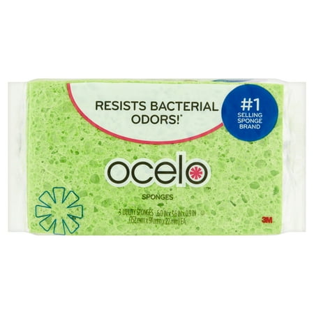 Ocelo Utility Sponges, 3 count