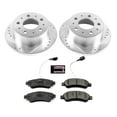 thumbnail image 3 of PowerStop Rear Z36 Truck & Tow Carbon-Fiber Ceramic Brake Pad and Drilled and Slotted Rotor Kit Fits: Select Models K7310-36, 3 of 9