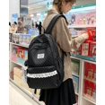 thumbnail image 3 of PRIYAL Polka Dot Backpack Cute Coquette Backpack with Lace Trim Kawaii Back Pack Everyday Daypack for Weekend, 3 of 12
