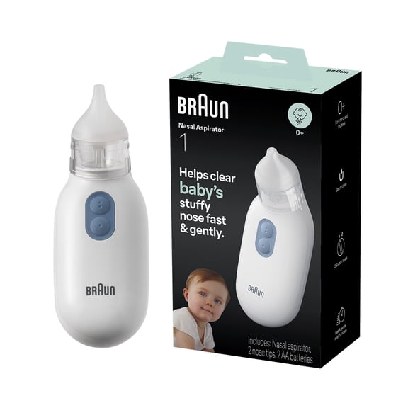 Braun Baby Nasal Aspirator, White