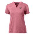 thumbnail image 2 of Women's Cutter & Buck  Heather Red El Paso Chihuahuas Forge DryTec Heathered Stretch Blade Top, 2 of 3