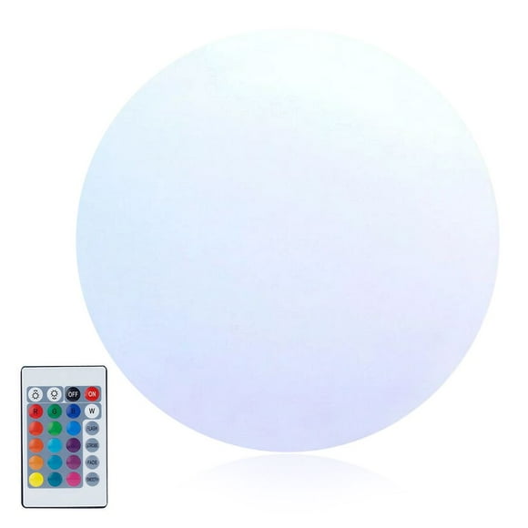 AMERTEER LED Beach Ball Toy 16 Color Changing Floating Pool Lights Beach Ball Swimming Pool Toy LED Glowing Beach Ball Water Party Outdoor Party Giant Inflatable Beach Ball Glowing Balloo