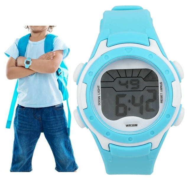 Durable And Comfortable Electronic Wristwatch, 3ATM Waterproof Electronic Watch, Kids For Boys