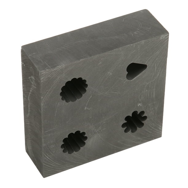 Graphite Moldsfor Casting Metal,Graphite Mold Heart Floral Graphite Ingot  Mold Smelting Molds Cutting-Edge Features