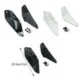thumbnail image 4 of relayinert 2pcs Acrylic Hand Guard Windshield Deflectors Lightweight And Durable For Maximum Durability white 1Set, 4 of 6
