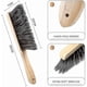 thumbnail image 4 of 2-Pack Wooden Handle Brushes for Fireplace and Bench Cleaning, Natural Horse Hair Bristles, Brown, 4 of 4
