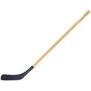 PRISP Street Hockey Stick with Wood Shaft and Fused Plastic Blade - 48" Left Handed - Made in Canada