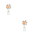 thumbnail image 2 of Wosthever Ventilador portátil de mano ventiladores recargables equipo de refrigeración interior blanco Blanco 2Conjunto, 2 of 6