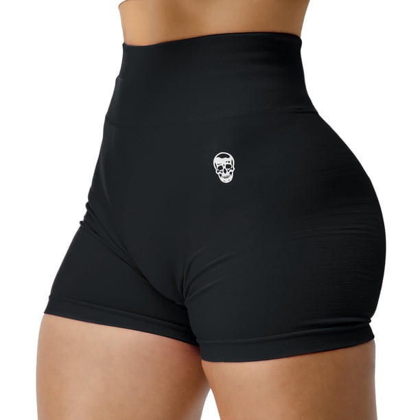 Shorts de entrenamiento de cintura alta sin costuras Infinity de Gymreapers