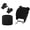 Black, variant on Winter Toddler Hat Mittens Scarf Set for 2-4 Years Old Boys and Girls