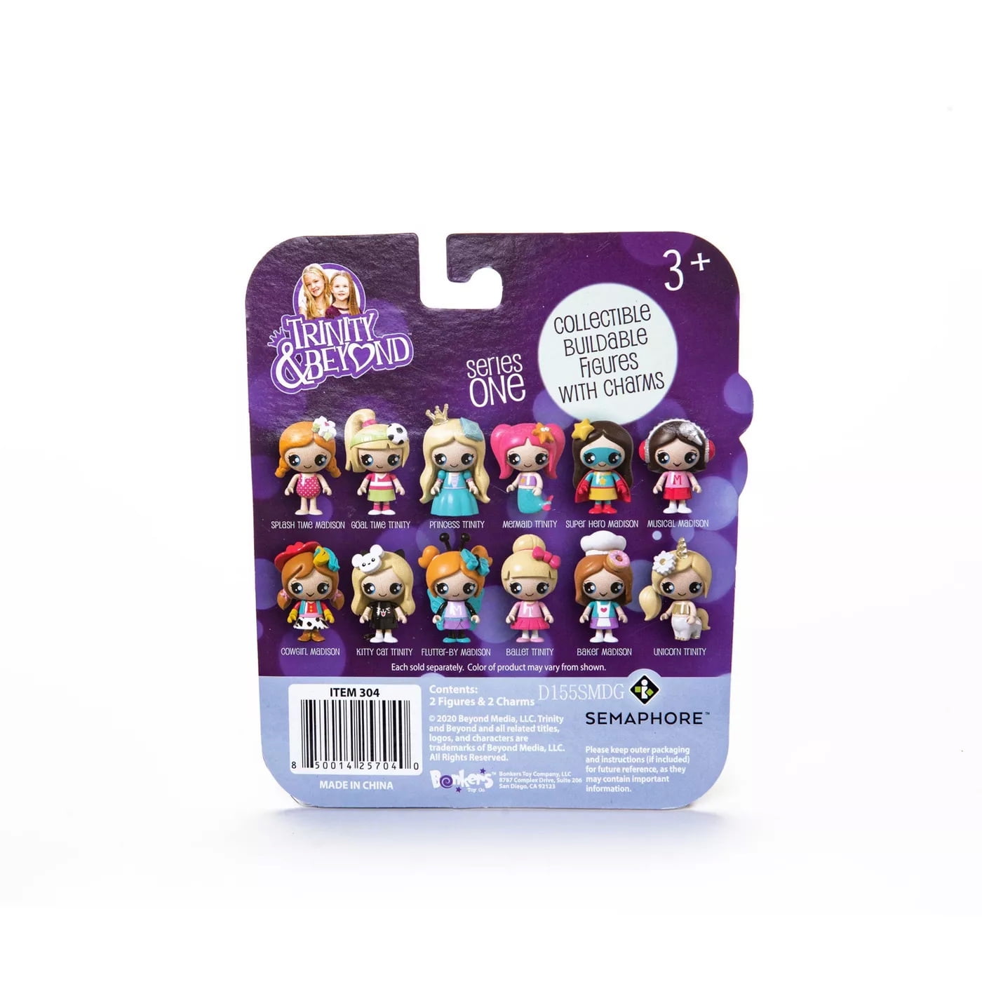MADEIN GirlMeetsBoy TRINITY pluschat ミユ Trinity & Beyond Buildable Figures - 2pk - 1 is Musical Madison