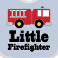 thumbnail image 4 of Inktastic Little Firefighter Fire Engine Boys or Girls Baby Bib, 4 of 4